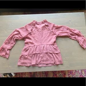 Pink lily. Blouse. Pink. Size small!